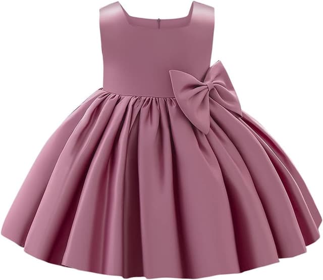 Imagen de Toddler Flower Girl Dress Satin Bowknot en OfertitasTOP