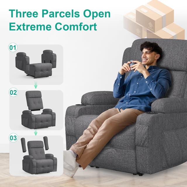 Thumbnail 6 de SQUEBILIFE Relaxsessel 8‑Punkt Massage