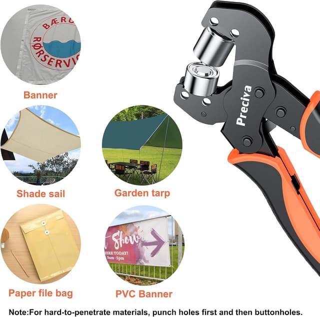 Thumbnail 6 de Preciva Ösenzange Set mit austauschbaren Köpfen