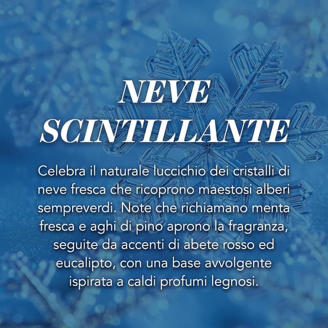 Detalle de Yankee Candle Candela profumata Neve Scintillante in giara grande