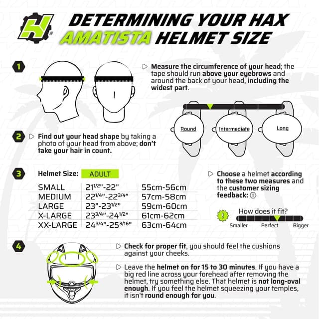 Detalle de HAX Amatista Modular Flip-Up Dual Visor Motorcycle Helmet (Matte Black, XXL) — DOT/ECE Approved