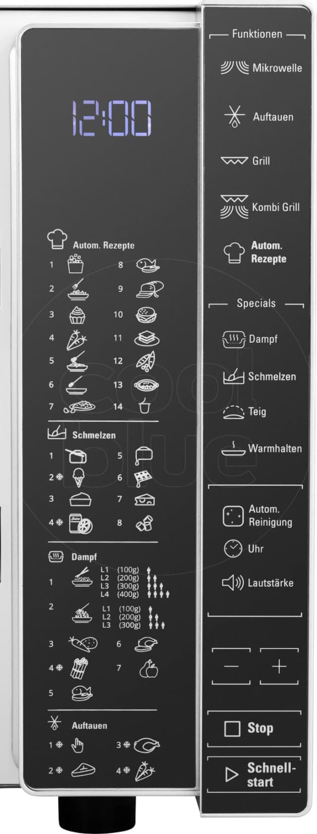 Thumbnail 6 de Bauknecht MW 304 M Mikrowelle mit Grill, Dampfgar- & AutoClean-Funktion