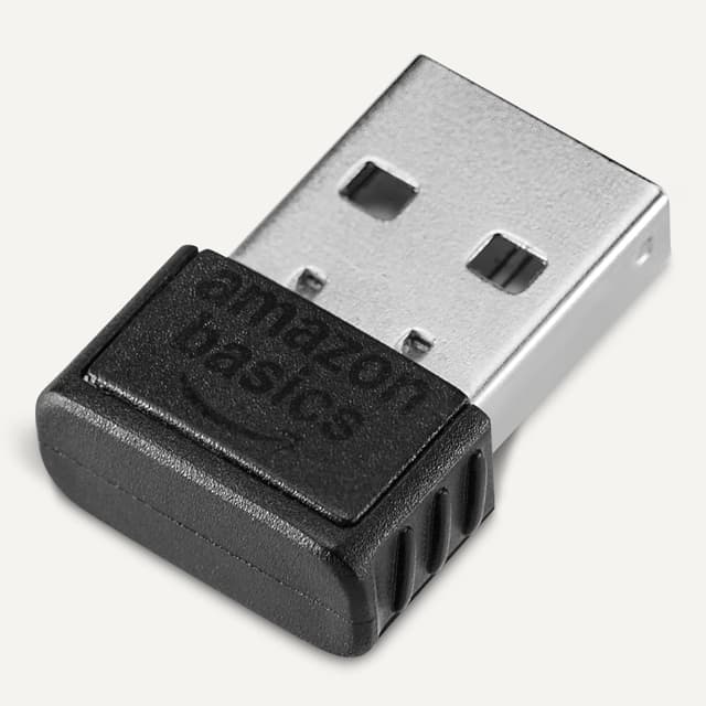 Detalle 1 de Amazon Basics adaptateur USB Bluetooth 5.4 pour PC (dongle/récepteur) pour souris, clavier et ordinateurs portables