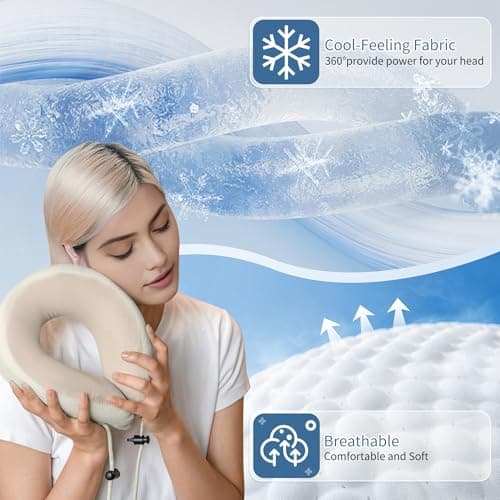 Detalle de Naturehike Almohada de Viaje Viscoelástica ✈