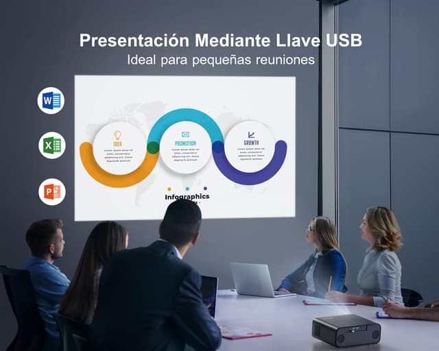 Thumbnail 6 de WiMiUS Proyector 4K: Cine en Casa con 28000 Lúmenes 🎥