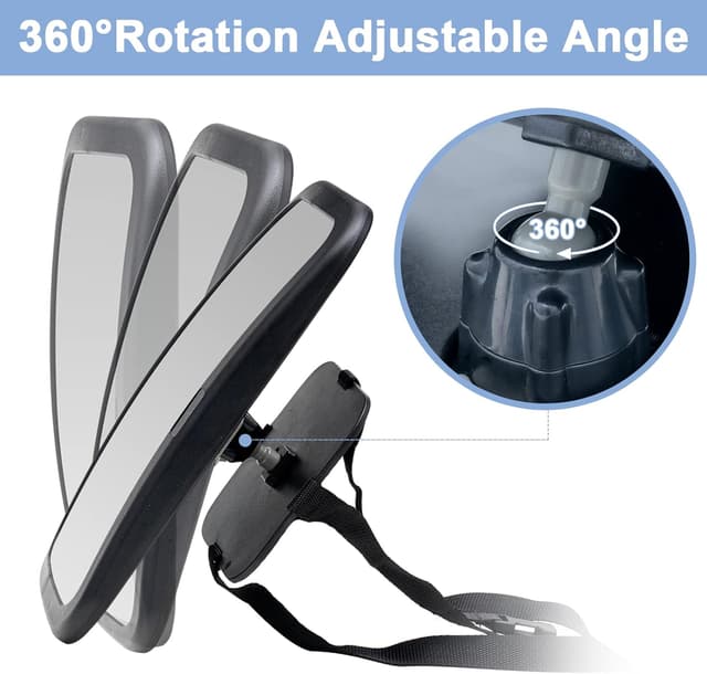 Thumbnail 2 de Espejo Coche Bebe Grande 360° 30x19 cm