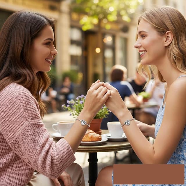 Detalle 2 de 925er Sterlingsilber Charms Anhänger Herz 4,5–5 mm