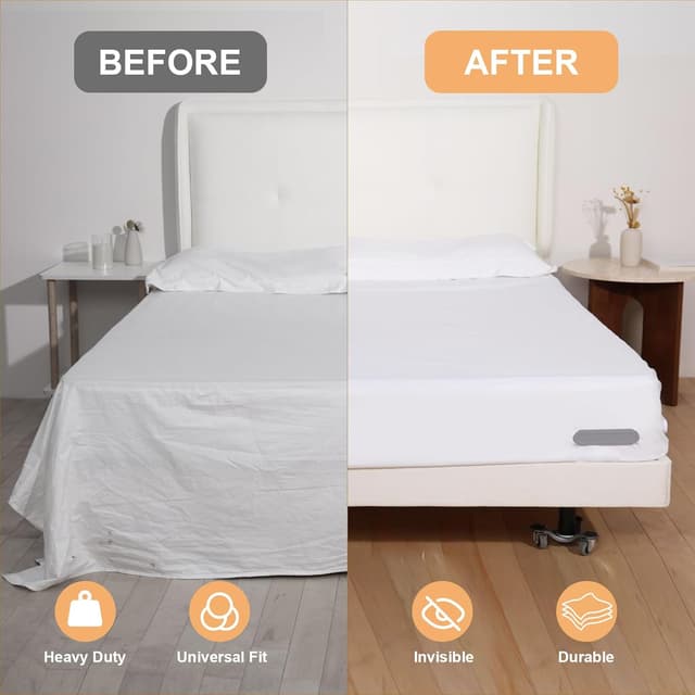 Detalle 2 de Jovyll Bed sheet locks, 4 clips