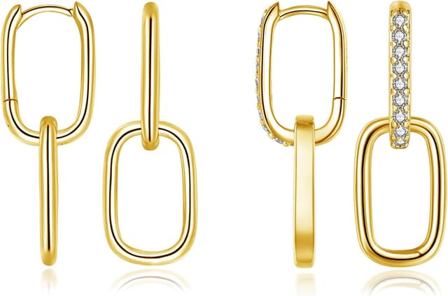 Imagen de Cangall Convertible Link Earrings 10mm en OfertitasTOP