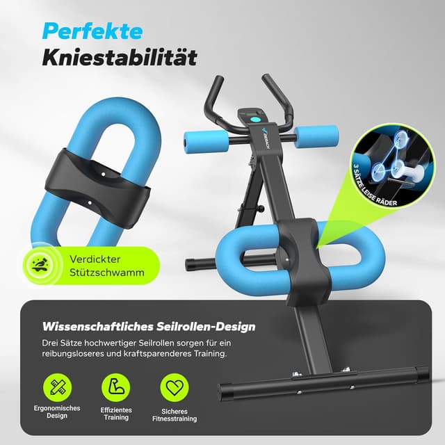 Thumbnail 6 de MERACH Bauchtrainer für Zuhause mit LCD-Monitor – Multifunktionales Bauchmuskeltraining