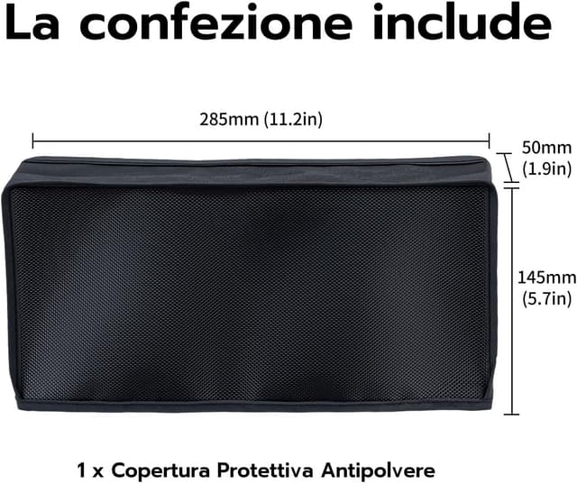 Thumbnail 6 de Tolesum Copertura antipolvere protettiva per Switch 2 e base ufficiale Switch 2 (cover accessorio anti-graffio e impermeabile) - nero