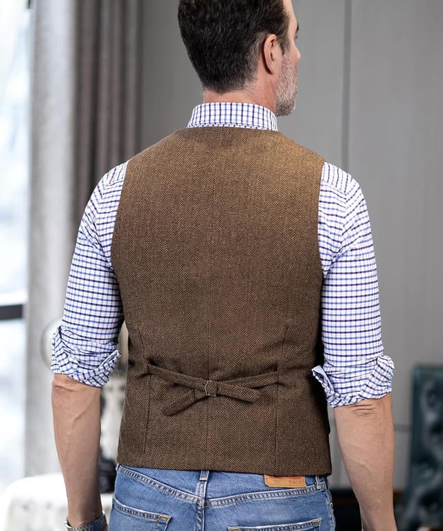 Thumbnail 5 de AeoTeokey Tweed Suit Vest