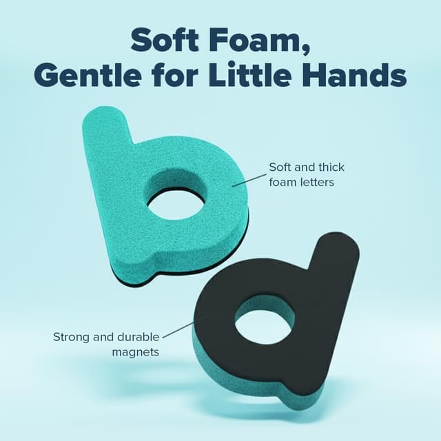 Thumbnail 3 de Magnetic Letters and Numbers 182+81 set