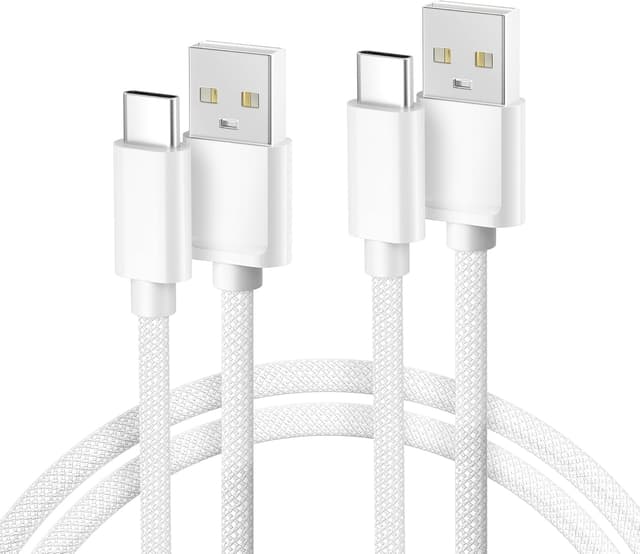 Detalle de USB-C Ladekabel 2 m, 2er Set Nylon