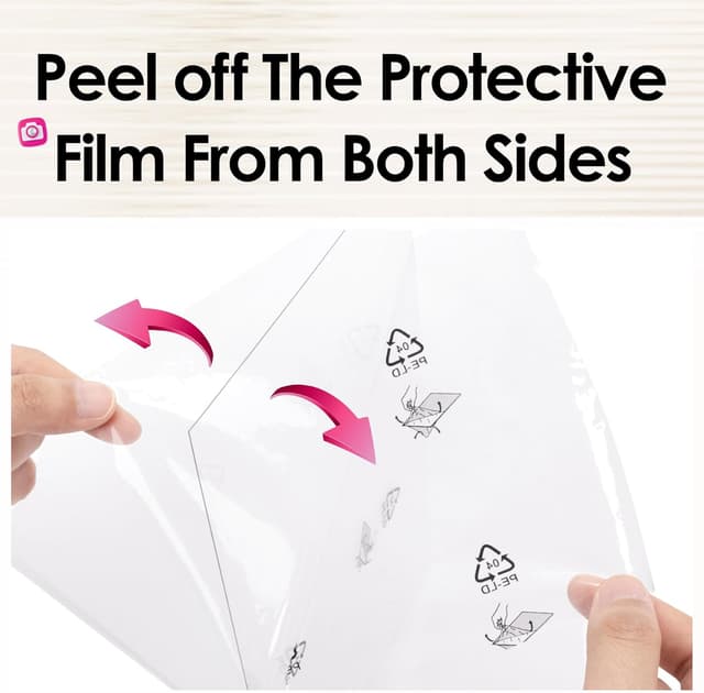 Detalle 2 de FIXSMITH 8x10 Picture Frame Bulk-6 Pack (Gold) with HD Plexiglass