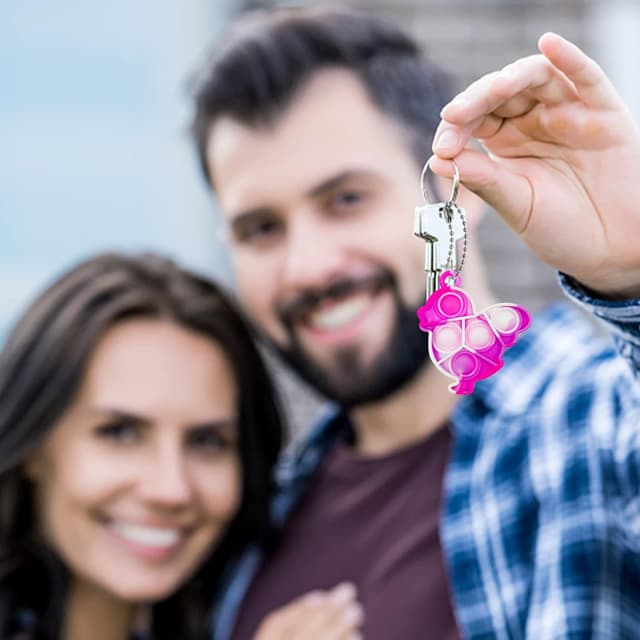 Thumbnail 6 de Easter Pop Fidget Toys Bulk (24 pcs) — Silicone Easter Mini Pop Keychain Stuffers