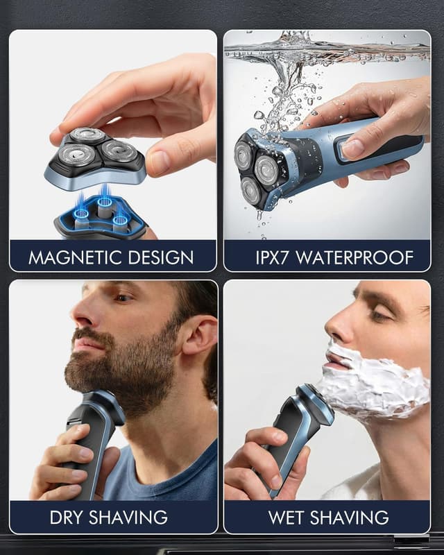 Thumbnail 4 de iWarmbase Electric Razor 90min battery