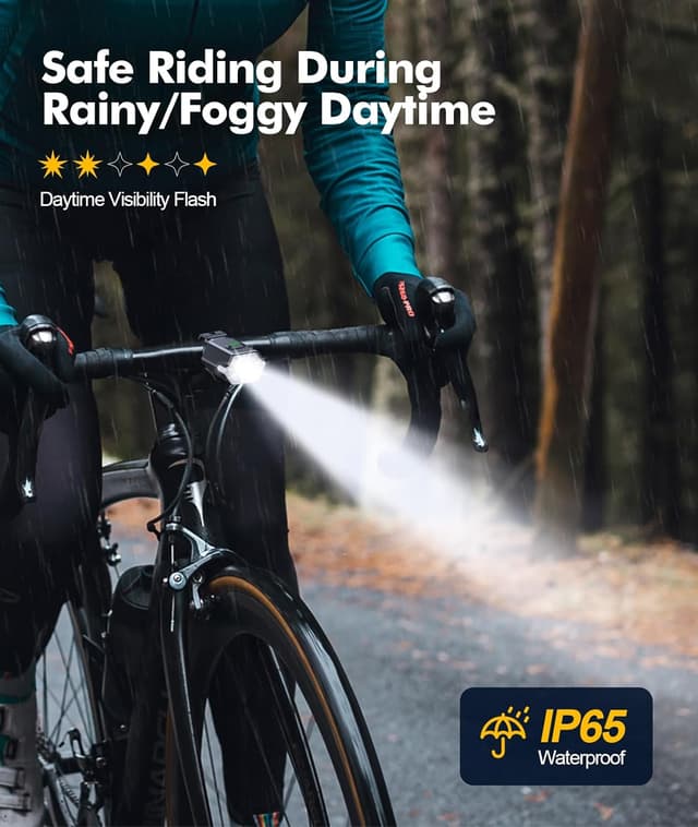 Thumbnail 4 de CIRYCASE Bike Lights 3+6 modes, rechargeable