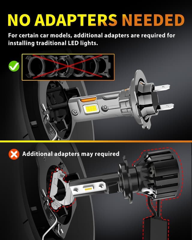 Thumbnail 4 de Termitor Upgraded H7 6500K LED Fog Light 80,000LM