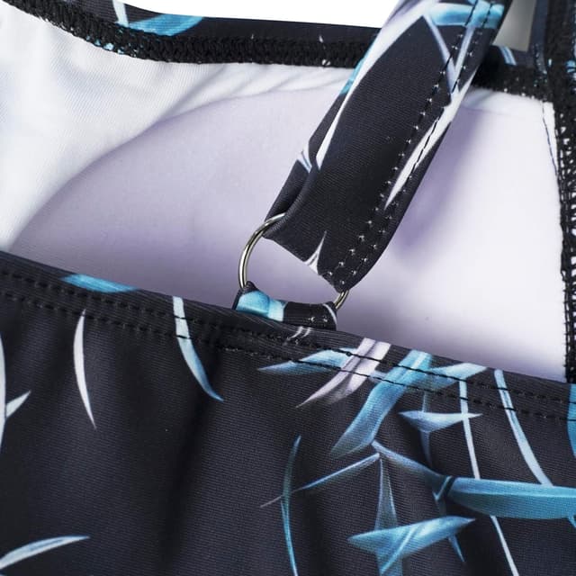 Detalle 2 de Aidotop Women’s One Piece Swimsuit with Tummy Control Ruched Tribal Design