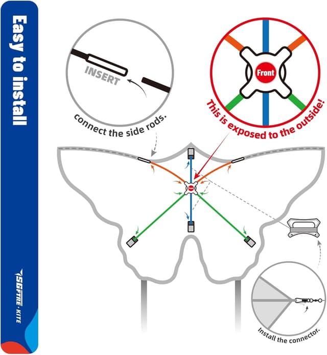 Thumbnail 5 de SGftre Schmetterlingsdrachen Lila Kristall