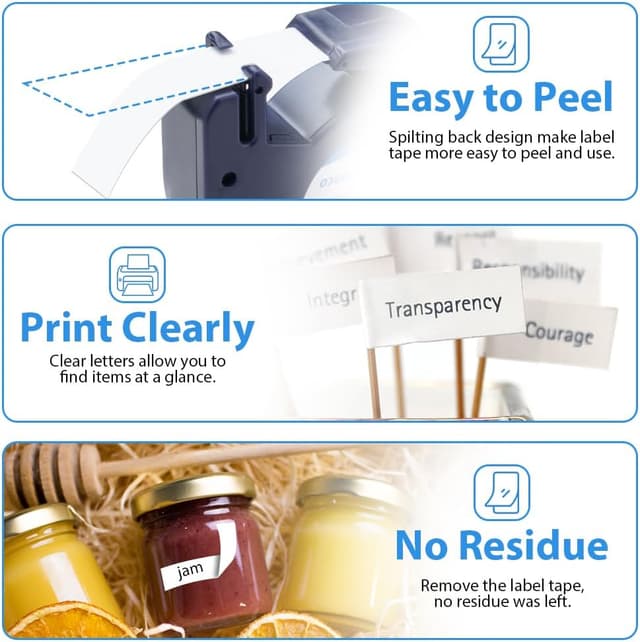 Detalle 2 de OFFCUP Ruban 12 mm Dymo Letratag