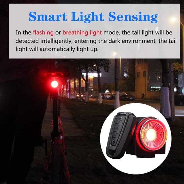 Thumbnail 4 de XIAOKOA Feux Arrière pour Vélos alarme intelligent