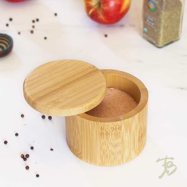 Thumbnail 1 de Totally Bamboo Salt Cellar 6 oz 🧂