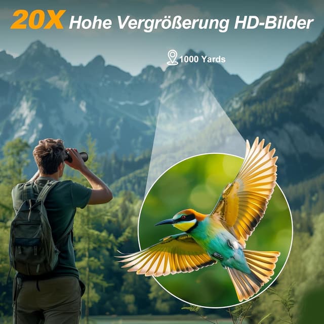 Thumbnail 5 de Opaita 20x52 Fernglas 20× Vergrößerung