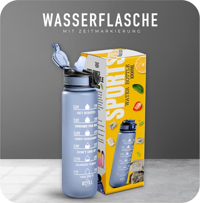 Detalle 1 de Trinkflasche Tenpo 1 l mit Strohhalm