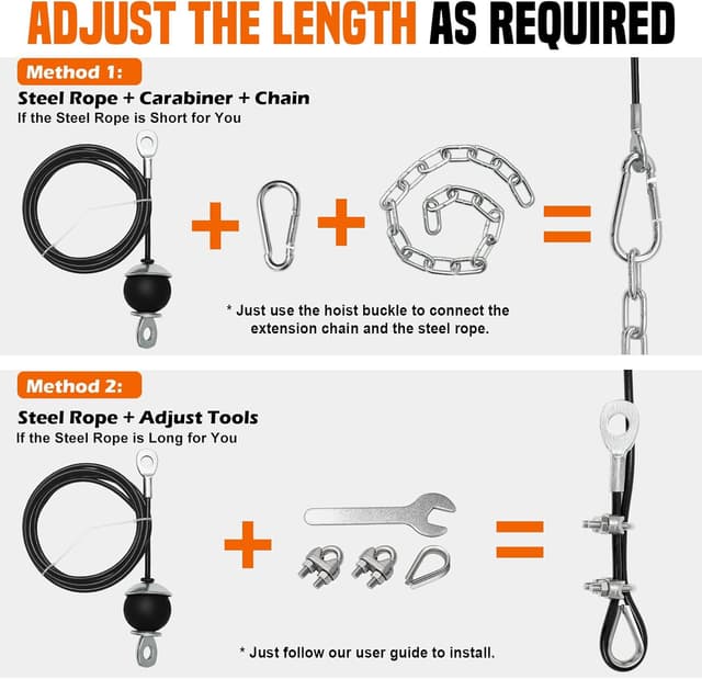 Detalle 2 de SERTT Weight Cable Pulley System — Cable Attachment