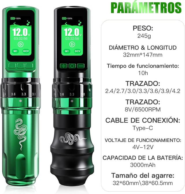 Thumbnail 6 de Dragonhawk Fold Pro Mcore-C3 3000mAh inalámbrica