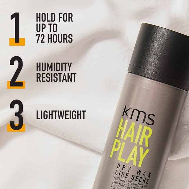 Detalle de KMS HairPlay Dry Wax 150ml for Flexible Hold and Matte Definition
