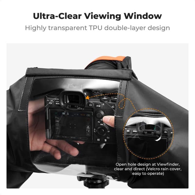 Thumbnail 2 de K&F Concept Copertura Antipioggia per Fotocamera 19cm