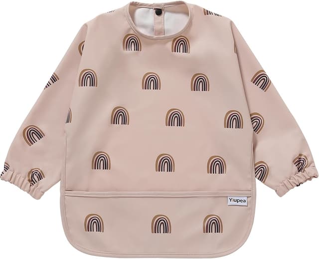 Imagen de Yiupea Babero con Mangas Largas 6-24 meses 🍼 en OfertitasTOP