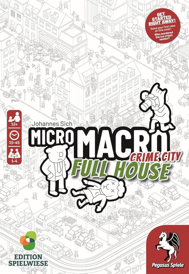 Thumbnail 2 de MicroMacro Crime City Full House Brettspiel 15–45 Min