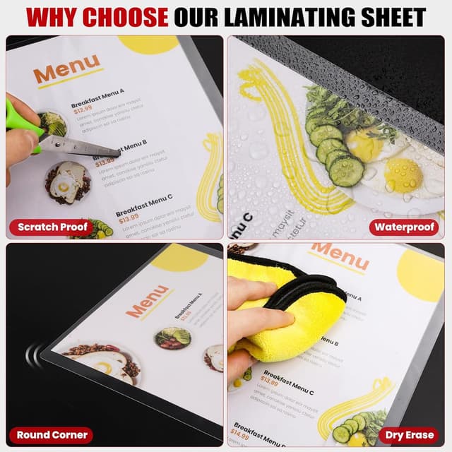 Thumbnail 6 de CAREGY 300 Laminating Sheets 5 mil ๐