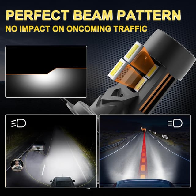 Thumbnail 4 de KOYOSO H4 LED 100W kit 26.000 lm fari auto 6500K 🔆