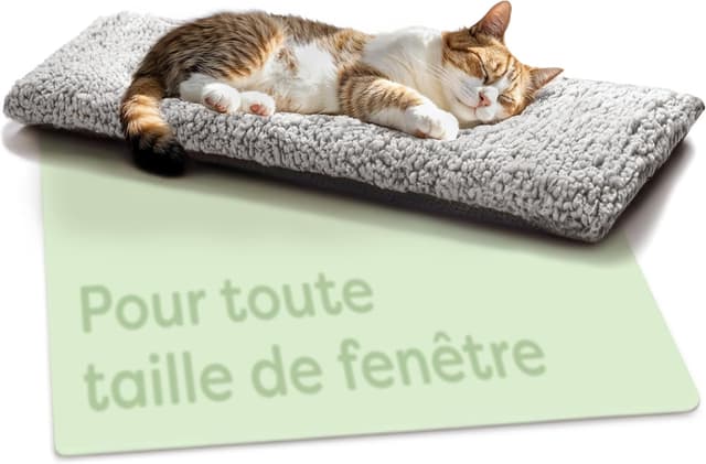 Detalle de Knupis Coussin de Fenetre pour Chat 90x28cm