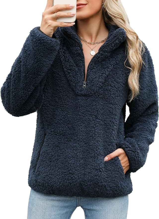 Thumbnail 6 de Tuopuda Pullover Damen mit 1/4 Zip