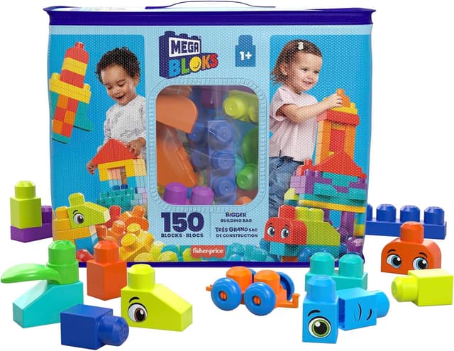 Detalle de Mega Bloks Sacca Eco Grande 150 pezzi