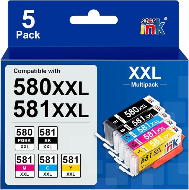 Detalle de Starink PGI-580 CLI-581 XXL Cartouches d'encre