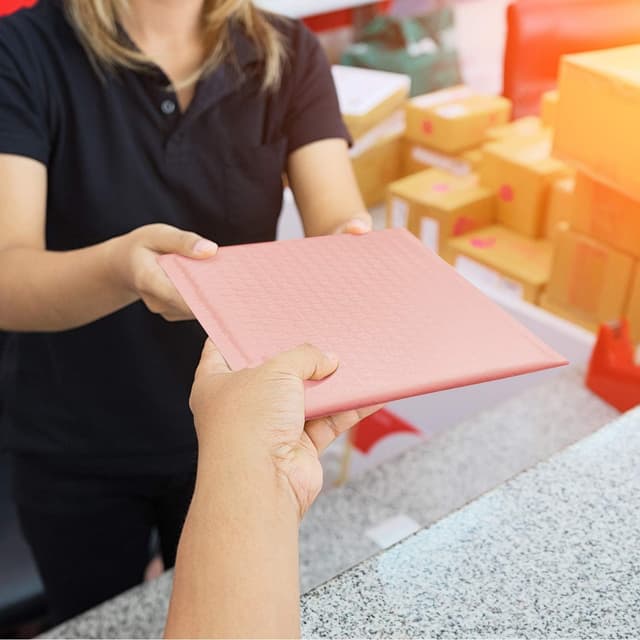 Thumbnail 6 de Switory 25Pcs Bubble Mailers 21.6x28cm Pale Pink padded polymailer envelopes