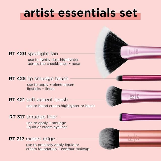 Thumbnail 3 de Real Techniques Artist Essentials 🖌️ Brochas para Maquillaje Facial