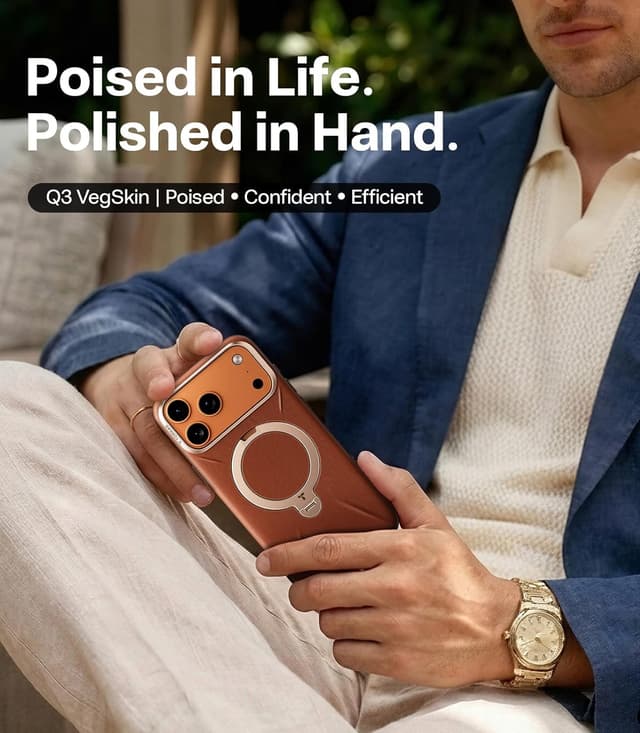 Detalle 2 de TORRAS Q3 VegSkin for iPhone 17 Pro Max case