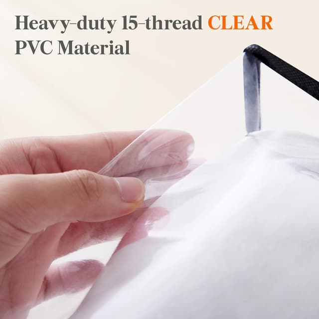 Detalle 2 de Lifewit 4-Pack Clear Storage Bags, 40L