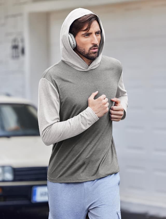 Detalle de PINSPARK Lightweight Pullover Hoodie for Men