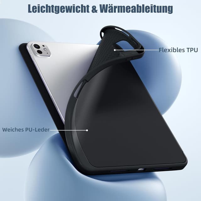 Thumbnail 3 de Maledan Hülle für iPad Pro 11 Zoll M5 2025 mit Stifthalter