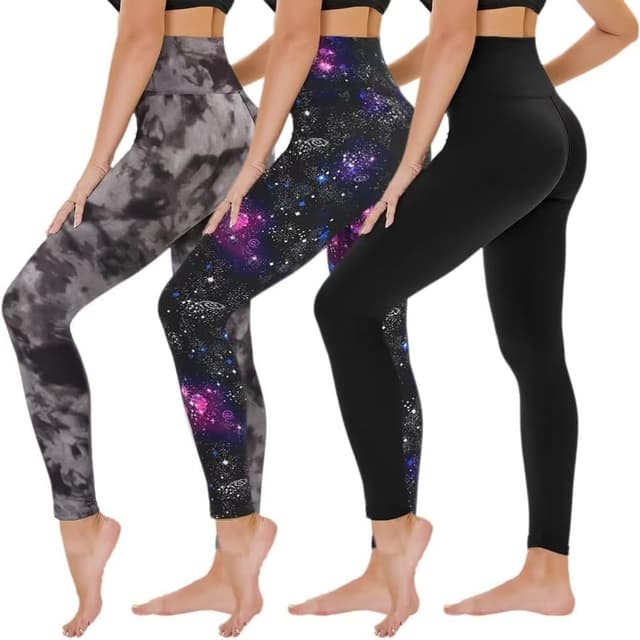 Thumbnail 6 de TNNZEET Leggings Damen High Waist 3er Pack Schwarz