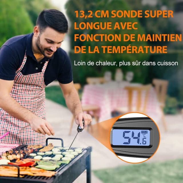 Thumbnail 2 de Glangeh Thermomètre cuisine lecture instantanée ⚙
